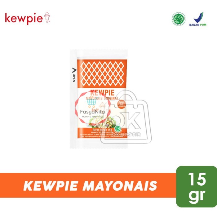 

Mayonais Kewpie Original / Mayonais Sachet (15 gr) - FasyAnita Mart Denpasar