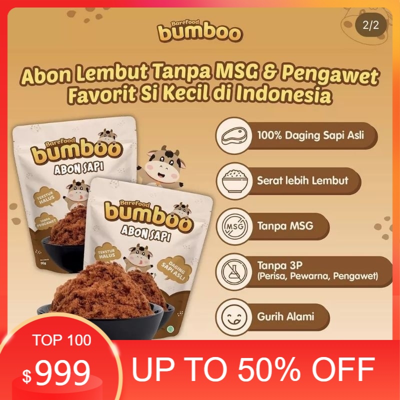 

Bumboo Abon Ayam dan Sapi Asli Original