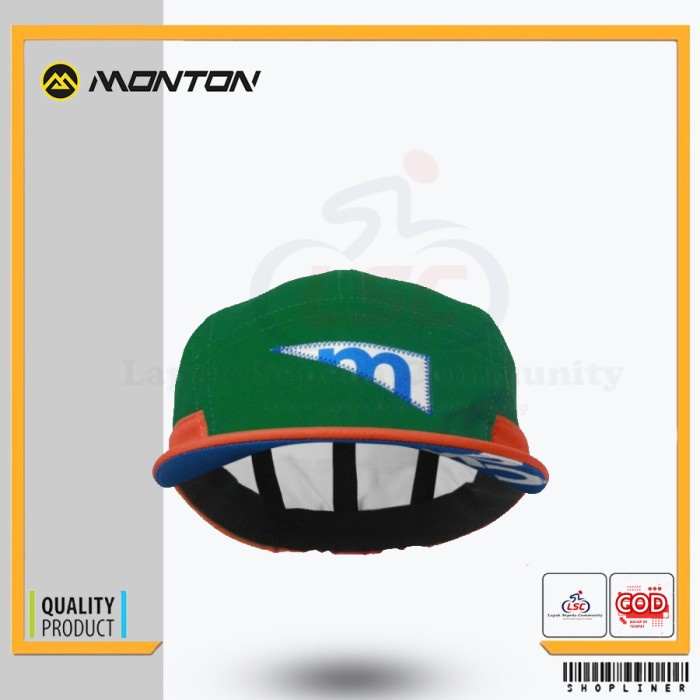 Topi Sepeda Cap MCC Methapor Down Cycling Cap Sepeda Roadike Gowes - M