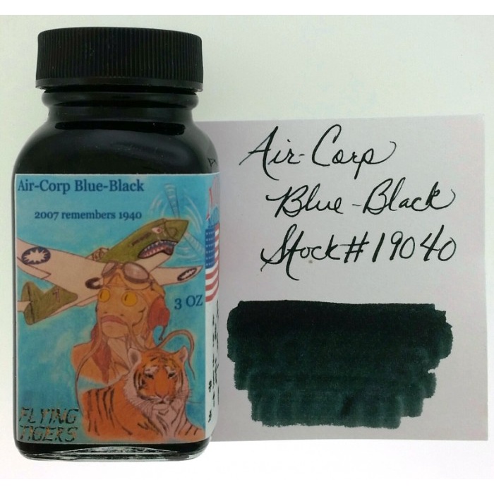 

New- 10ml NOODLERS Fountain Pen Ink - AirCorpBlueBlac