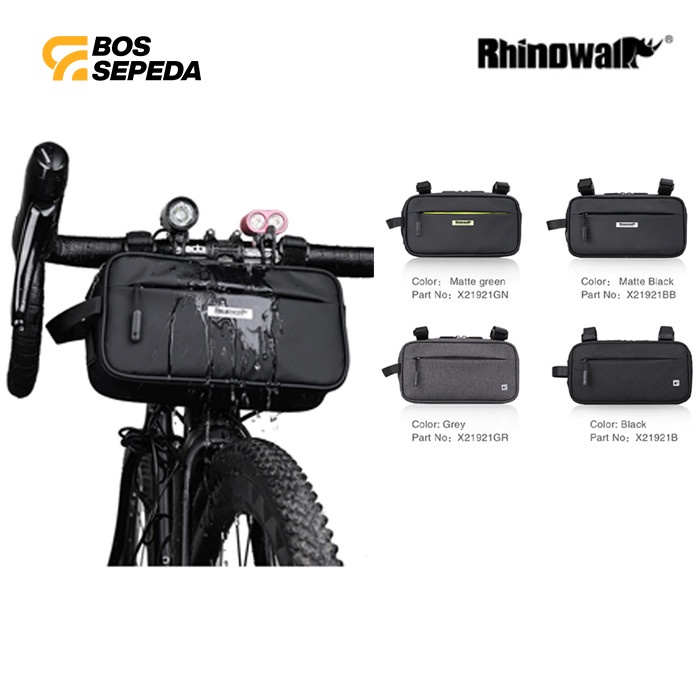 RHINOWALK BIKE CROSSBAR HANDLEBAR BAG - TAS STANG SEPEDA