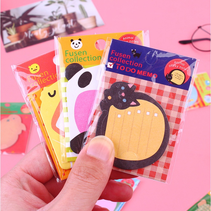 

STICKY NOTE MOTIF ANIMAL / STICKY NOTES KERTAS ANIMAL / STICKY NOTES KARTUN / MEMO STICKY NOTE QQ08