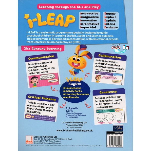 

i Leap K1 English Activity Book A
