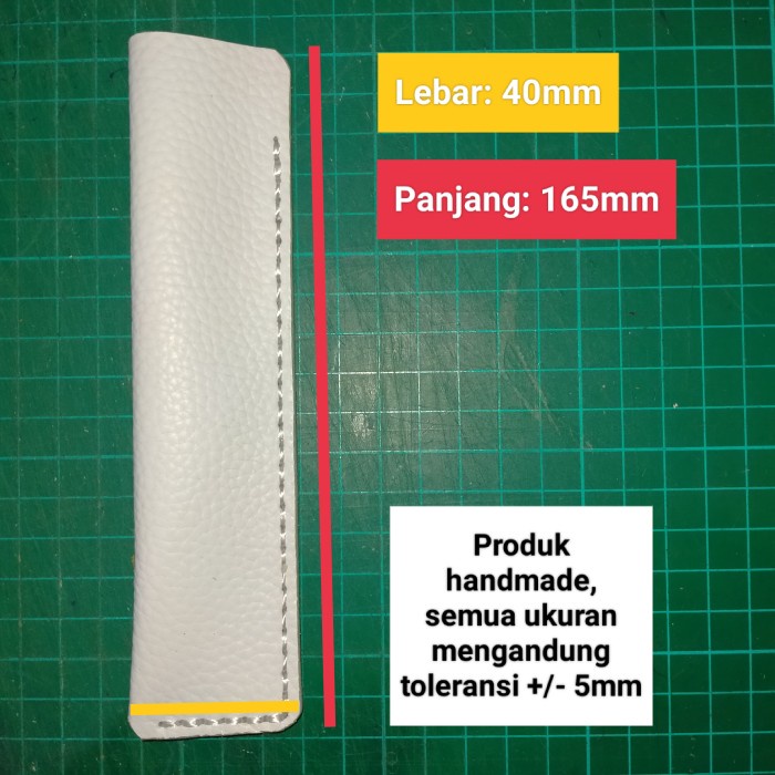 

fountain pen case leather / tempat pen kulit - 1 pen - HITAM POLOS