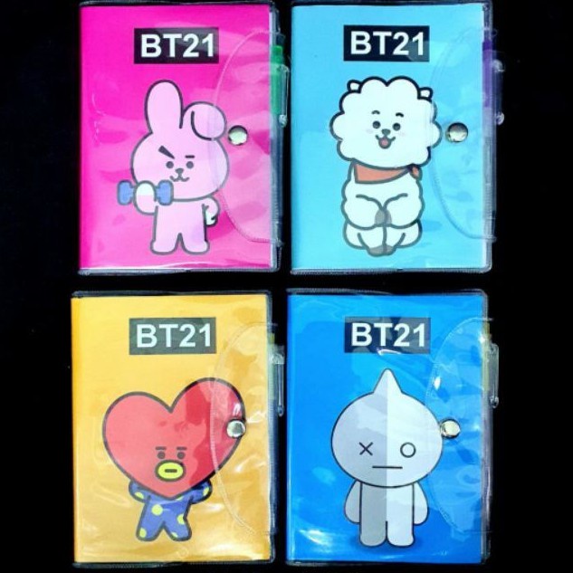 

Notebook / Diary Kancing A6 + Pulpen BT21