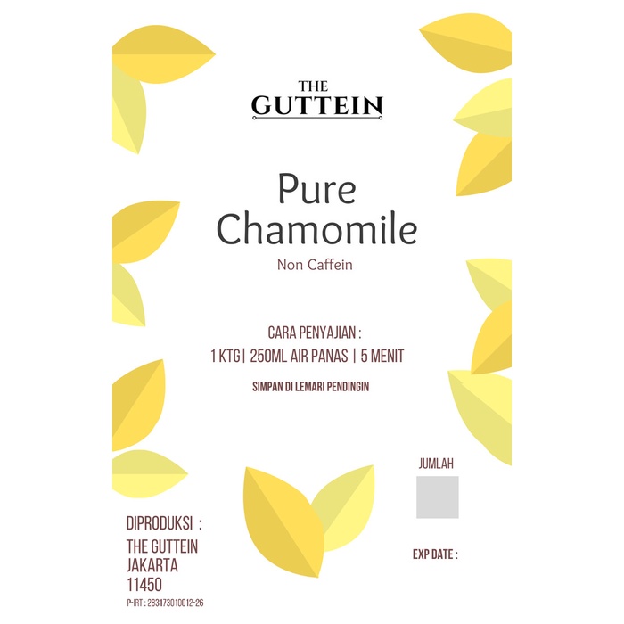 

✨PROMO✨ -Bunga Teh Chamomile premium (import) teh detox 50g