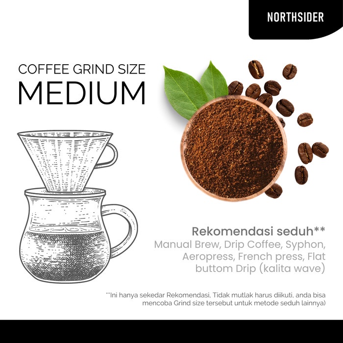 

✨PROMO✨ -Northsider Kopi arabika Kenya Blackcurrant fully-washed coffee - 200g - Biji Kopi