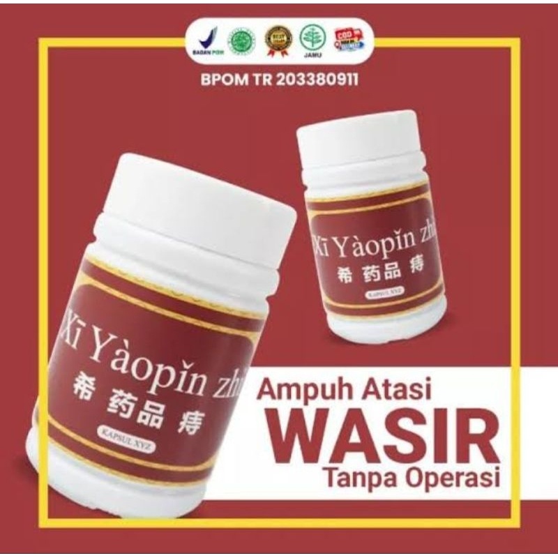 XI YAOPIN ZHI Xi Yaopin Zhi obat wasir ambeien XYZ Kapsul