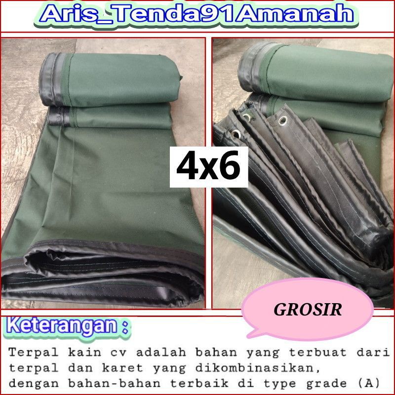 (BACA DESKRIPSI SEBLEUM CO) Terpal Tenda Pesta, terpal truck, terpal pickup, terpal colt Terpal Kain