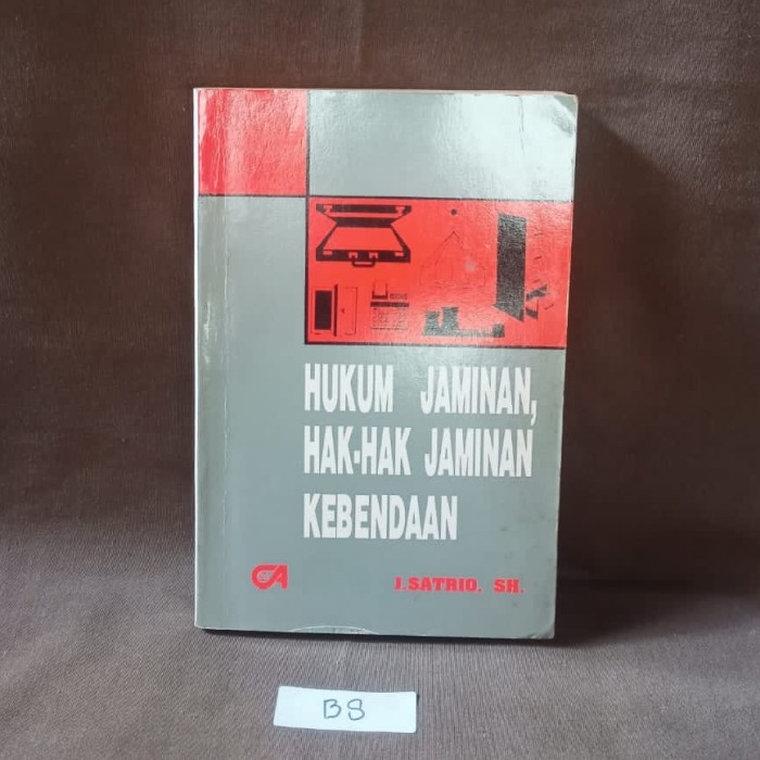 Hukum Jaminan, Hak-Hak Jaminan Kebendaan