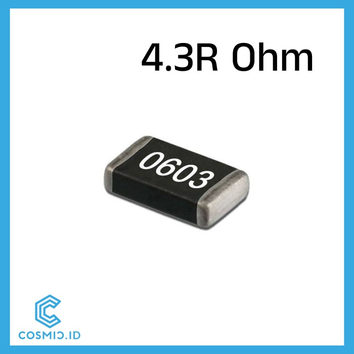 Resistor 4.3 Ohm 4.3Ohm 4R3 0603 SMD SMT SMD0603