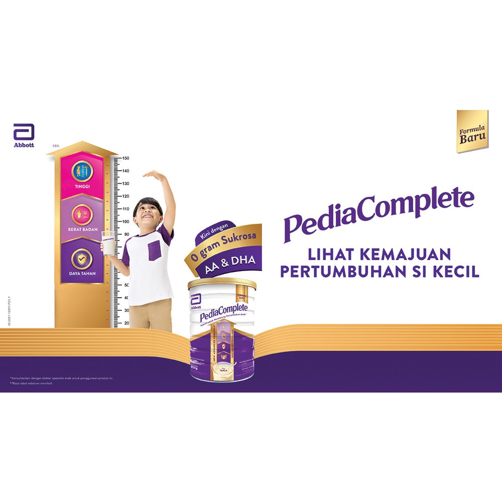 

PEDIACOMPLETE VANILA 400 GR DAN 850 GR | NUTRIGIZI DAN FORMULASI LENGKAP UNTUK BUAH HATI