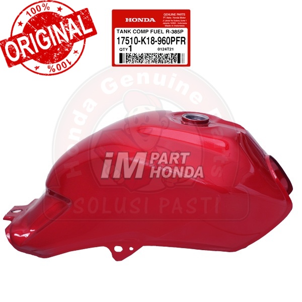 Original  Tangki Bensin Fuel Tank CB150 Verza Merah 17510-K18-960PFR 17510K18960PFR Jaminan 100% Asl