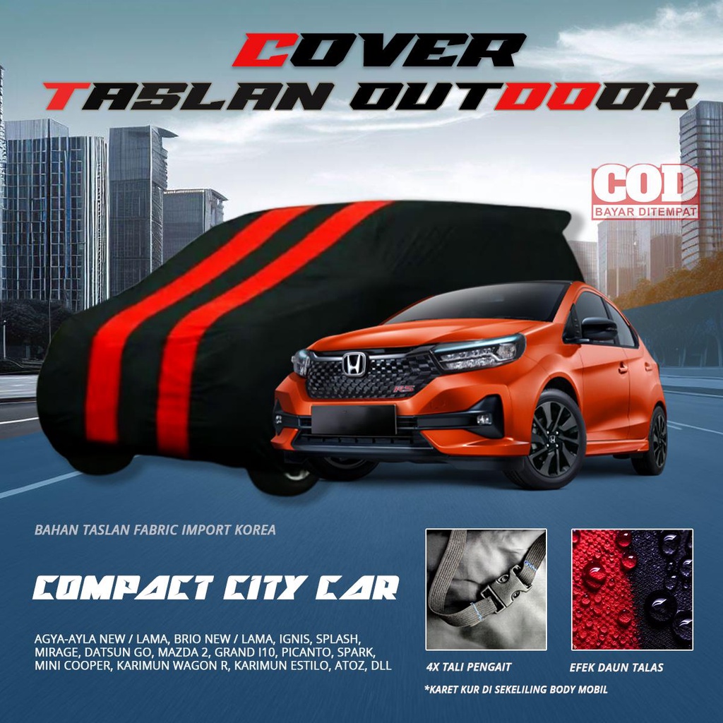 Cover Mobil Kain Taslan All-in-One: Tahan Panas UV, Debu, dan Waterproof untuk Penggunaan Outdoor un