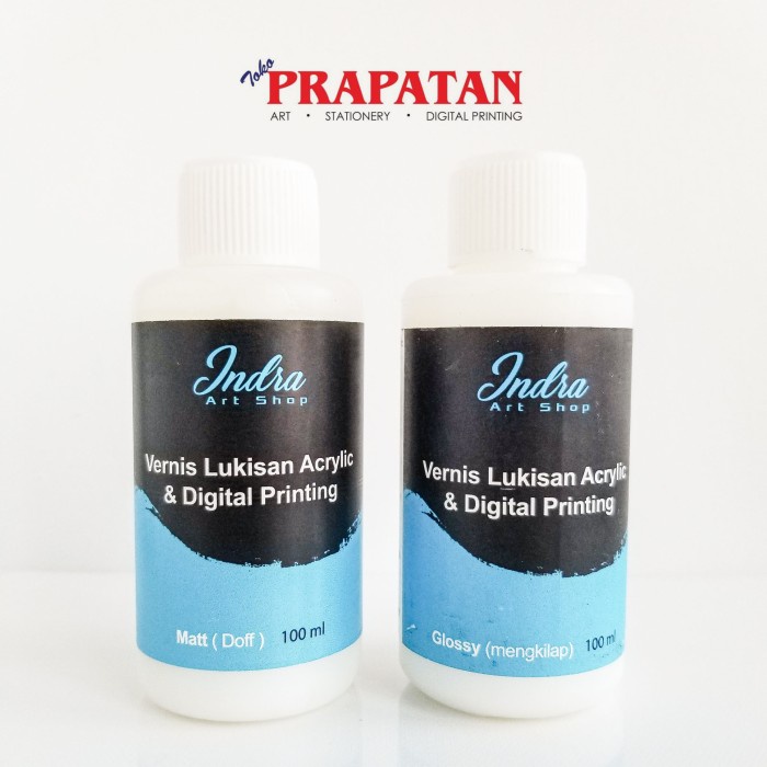 

kurniacollection09_id Terjangkau Indra Art Varnish for Acrylic Paint 100 ml / Vernis lukis - Matt