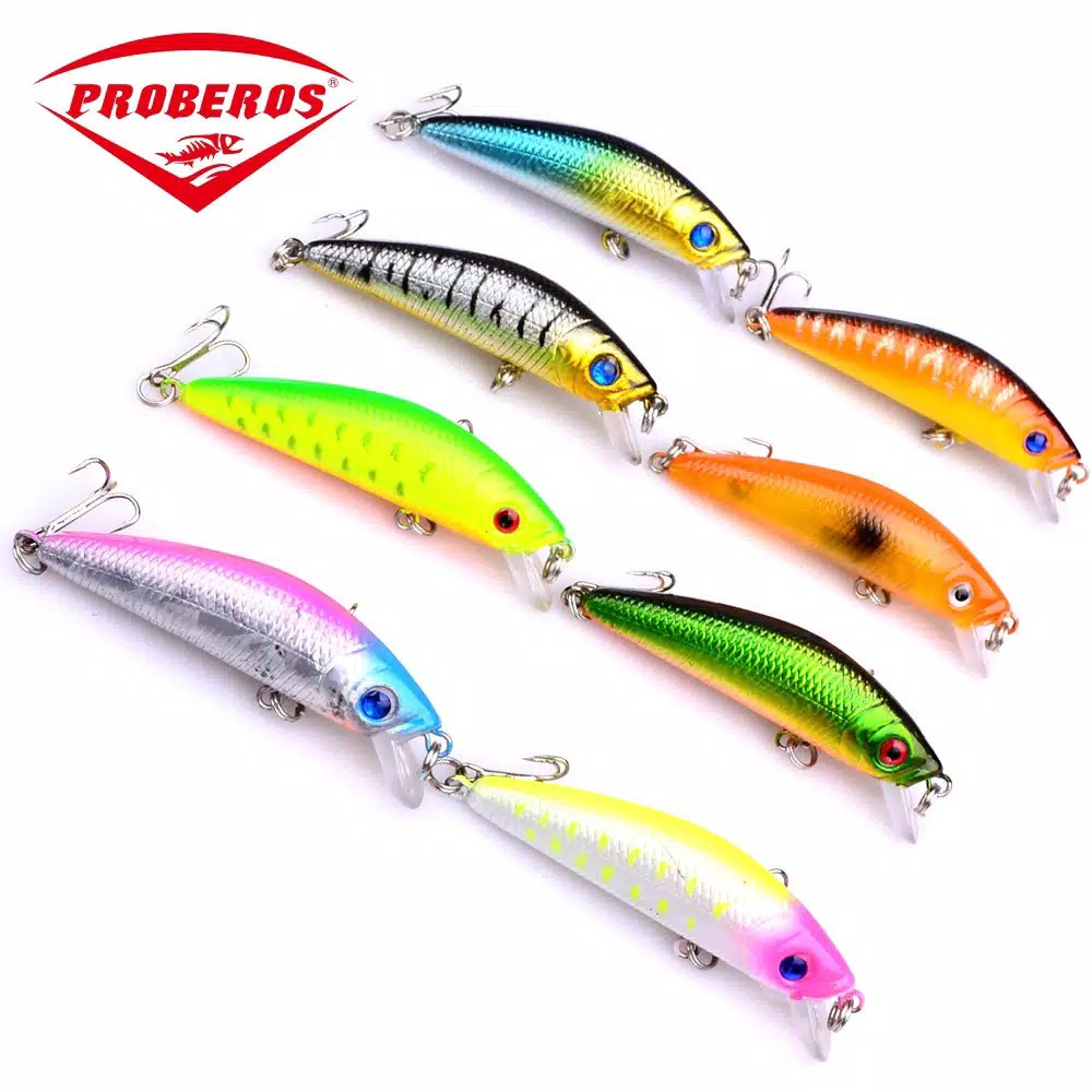 Umpan Pancing Minow Minnow Casting Fishing Lure Pensil Set Murah Proberos Laut