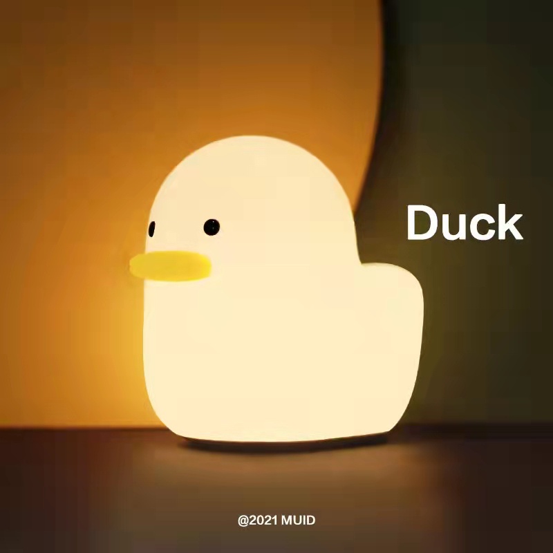 C0D Produk baru Lampu Tidur Bebek Kusam Dull Duck Sleep Lamp Head Touch Dimmer Lamp