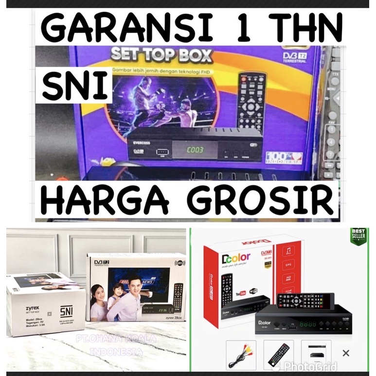 COD SET TOP BOX STB TV DIGITAL GARANSI RESMI SNI 1 TAHUN FULL HD WIFI YOUTUBE