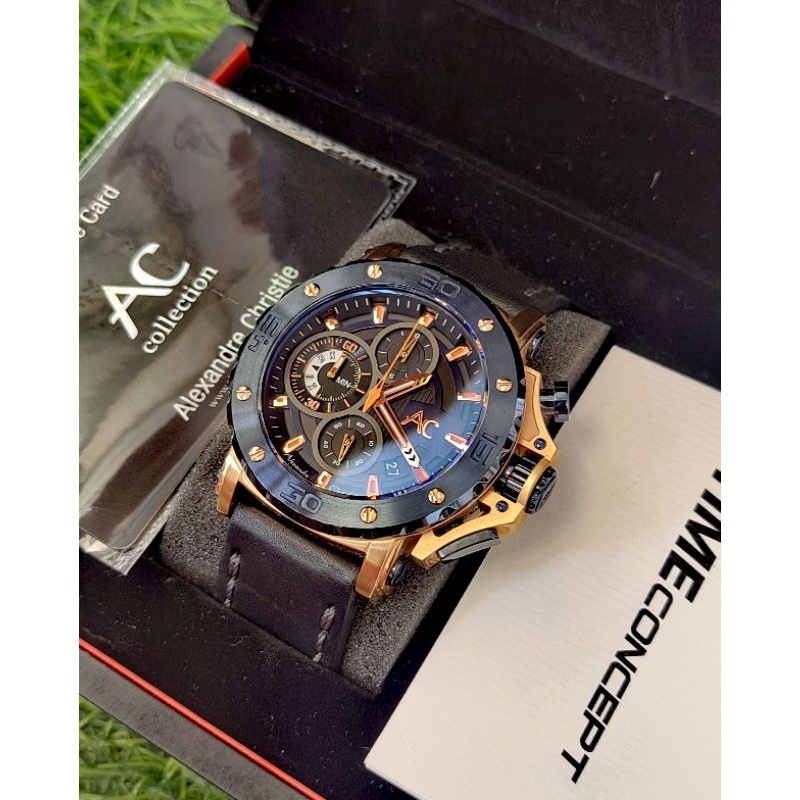 JAM TANGAN ALEXANDRE CHRISTIE 9205MC PRELOVED ORIGINAL SECOND