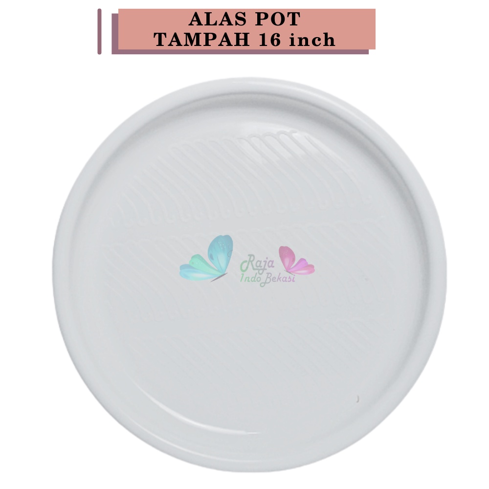 Tatakan Pot Jumbo Tampah 16 Inch Putih Tatakan Pot Jumbo 50cm/Piring Pot 50/Alas Super Jumbo Pot/Tat