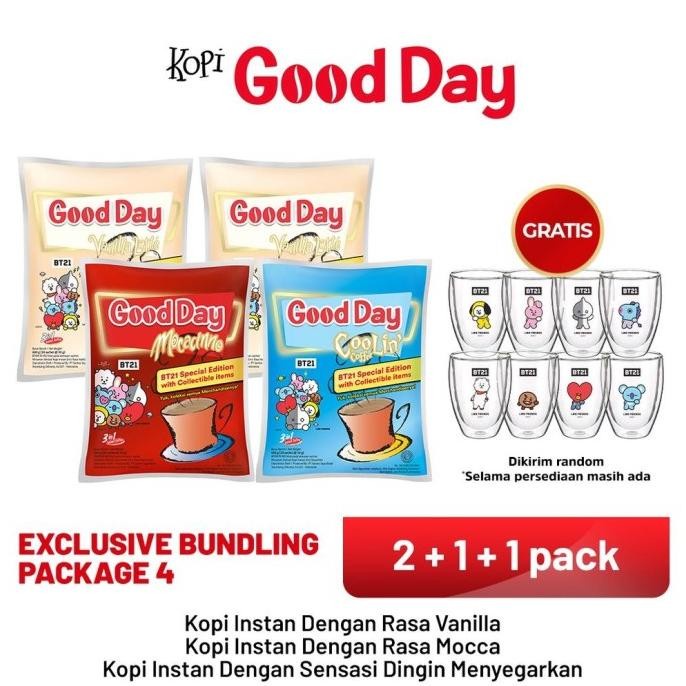 Kopi Bubuk / [Good Day Special Edition Bt21] Exclusive Bundling