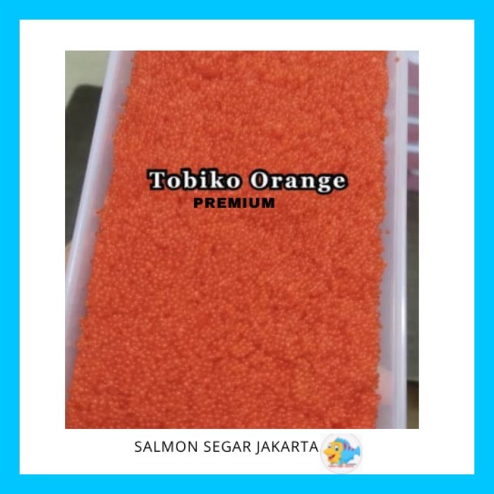 

telur ikan salmon / telur ikan tobiko / telur ikan terbang / - Grade B