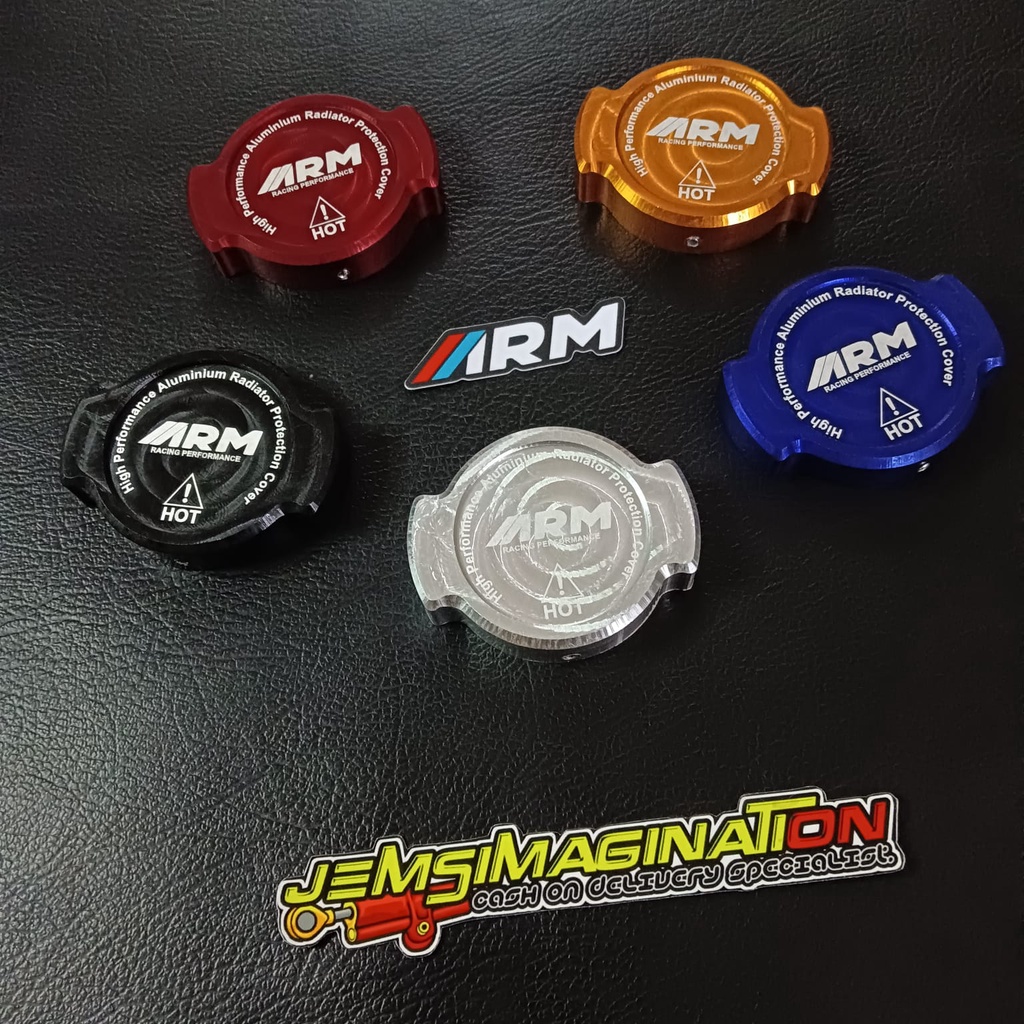 RADIATOR CAP TUTUP RADIATOR ARM FULL CNC NMAX AEROX PCX VARIO CBR / CAP TUTUP RADIATOR ARM