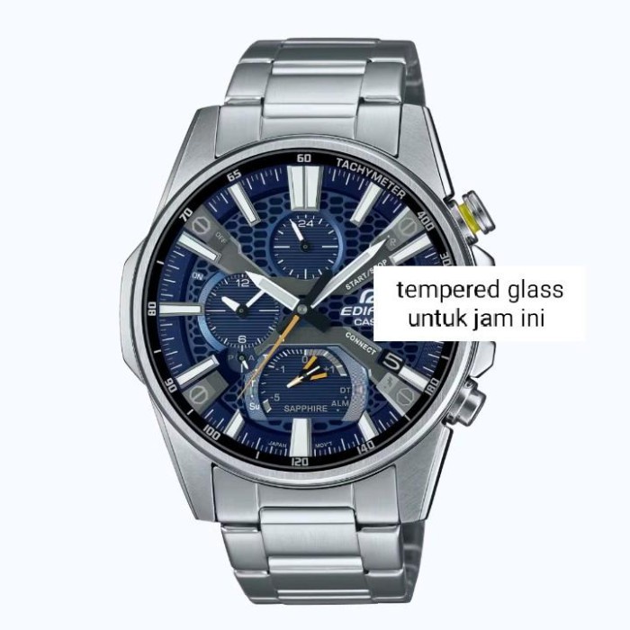 nur tempered glass for CASIO EDIFICE EQB-1200D-2A anti gores jam tangan TG pelindung layar screen pr