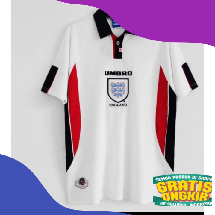 JERSEY BOLA RETRO INGGRIS HOME GRADE ORI IMPORT/ Spesial Best