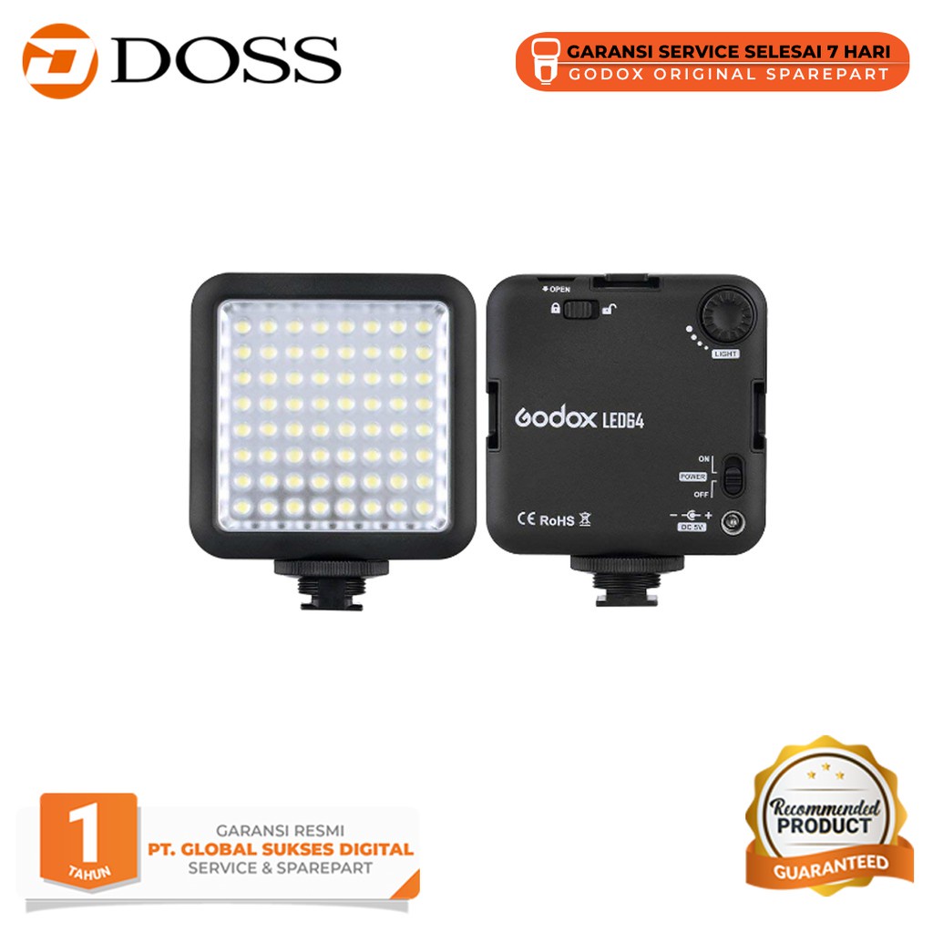COD Godox LED64 Video Continuous Lights / Godox LED 64