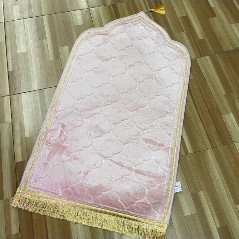 MUQNA Sajadah Polos Kubah Premium ukuran Standart Termurah