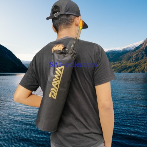 Tas joran rill pancing tabung bulat serut rodbelt murah import waterproof anti air panjang 80 100cm