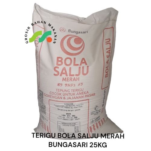 

TERIGU BOLA SALJU MERAH BUNGASARI 25KG (CARGO)