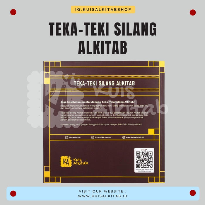 Terlaris ✨ - Teka Teki Silang Alkitab/Kuis Alkitab/Buku Kristen/TTS Alkitab