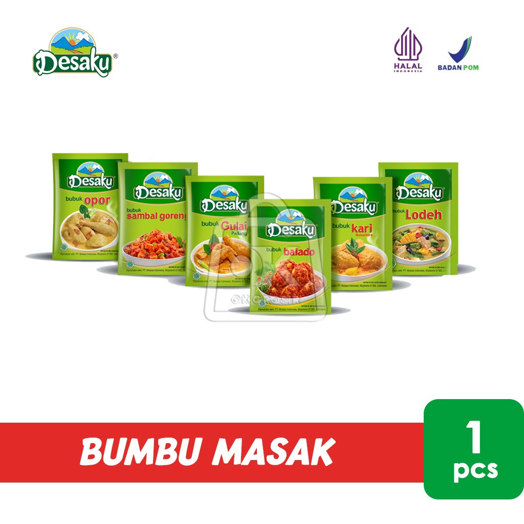 

Desaku Bumbu Bubuk Sachet Bumbu Masak Instant (1 pcs)