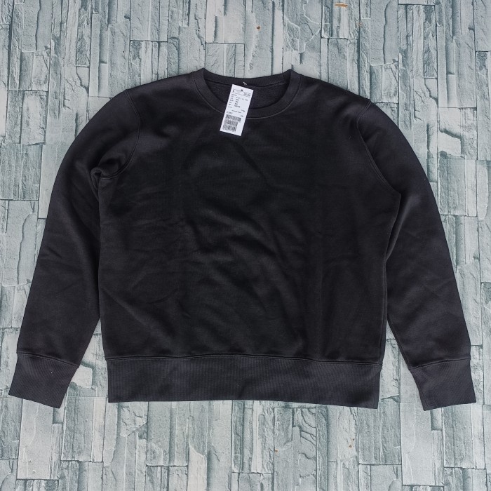 Crewneck pria hitam polos Crewneck pria big size terbaru kekinian