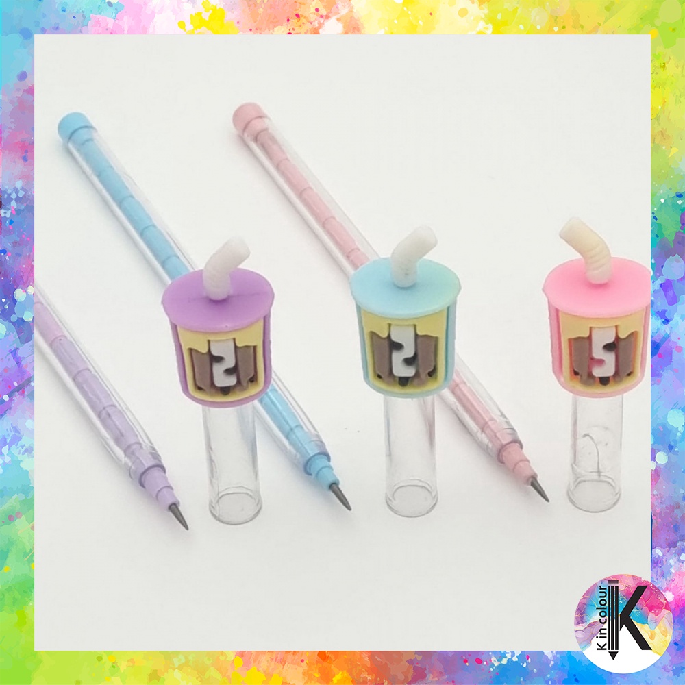 

Cute Pensil Susun Gelas Boba
