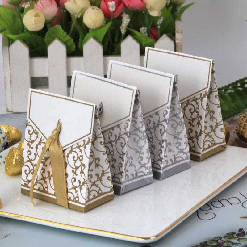 

(HOCANPARTY) KOTAK KEMASAN COKLAT PERMEN BOX MINGLE SOUVENIR WEDDING KADO MEWAH DEKORASI PESTA PERNIKAHAN MOTIF GOLD SILVER