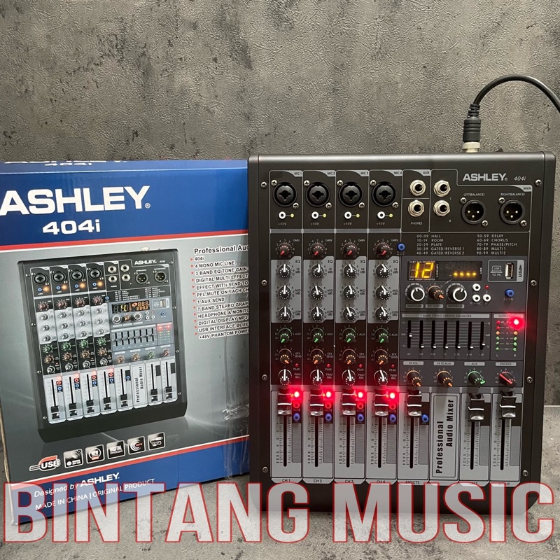Mixer Audio Ashley 404i Original mixer ashley 404 i