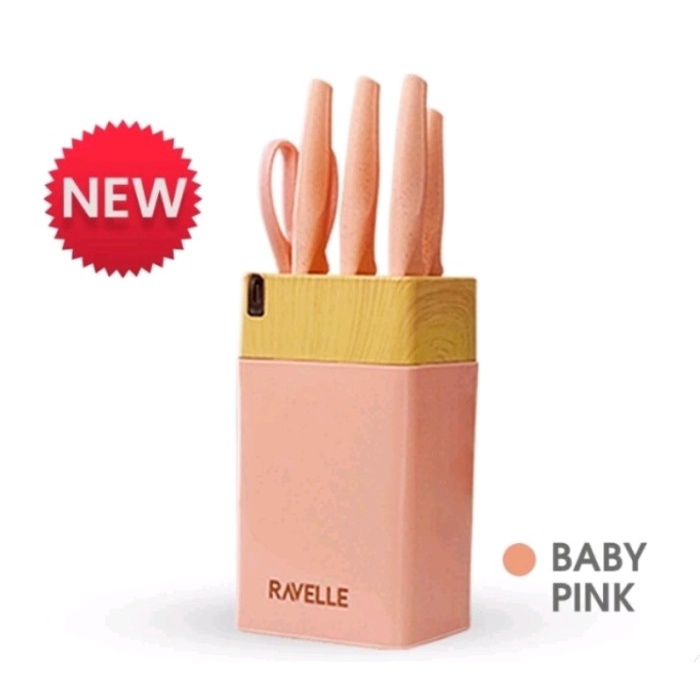 Ravelle Royal Knife Block Set Pisau set Dengan Blok Ravelle Original