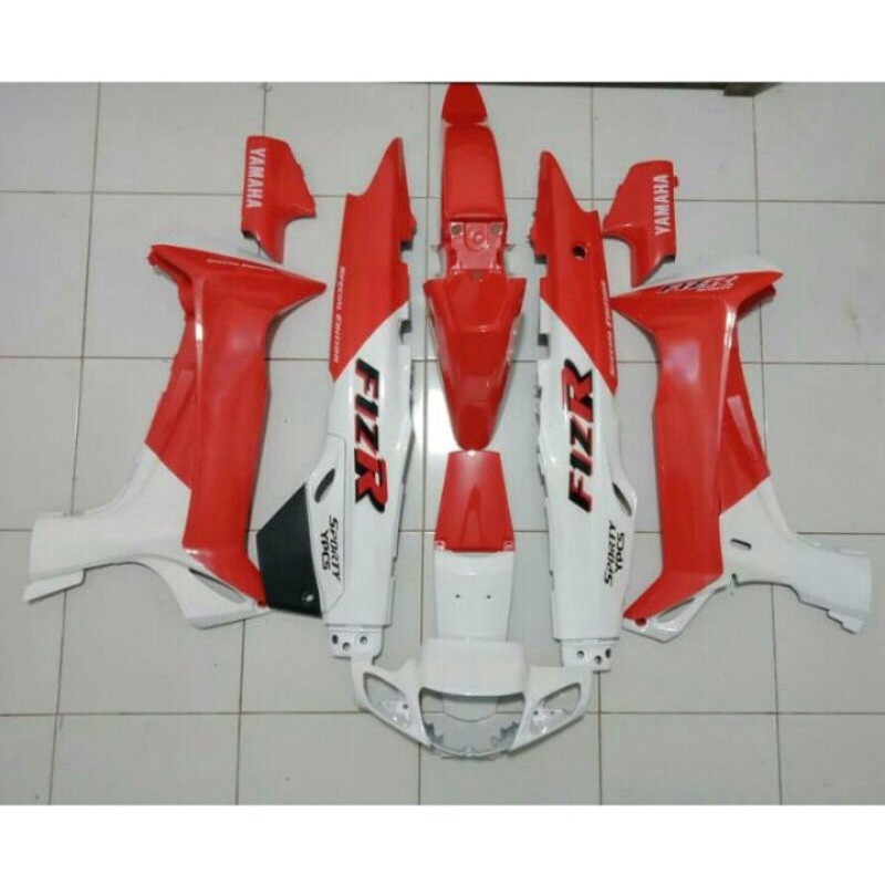 FULL SET BODY BODI YAMAHA FIZ R F1Z R MARLBORO WARNA MERAH PUTIH