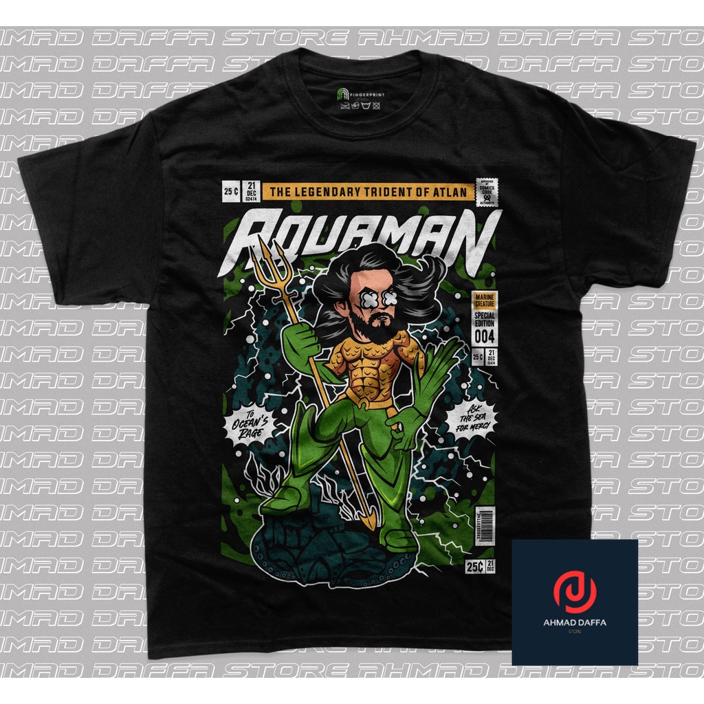 FUNKO POP - Aquaman T-Shirt - Baju - Kaos - Baju Kaos - Cotton Combed 24s
