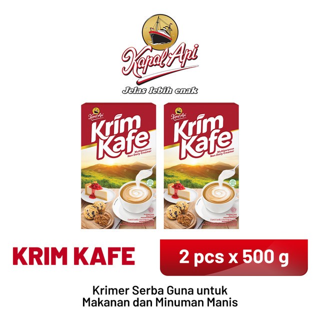 

[Gratis Ongkir] New Krim Kafe Dus 2 X 500 gr