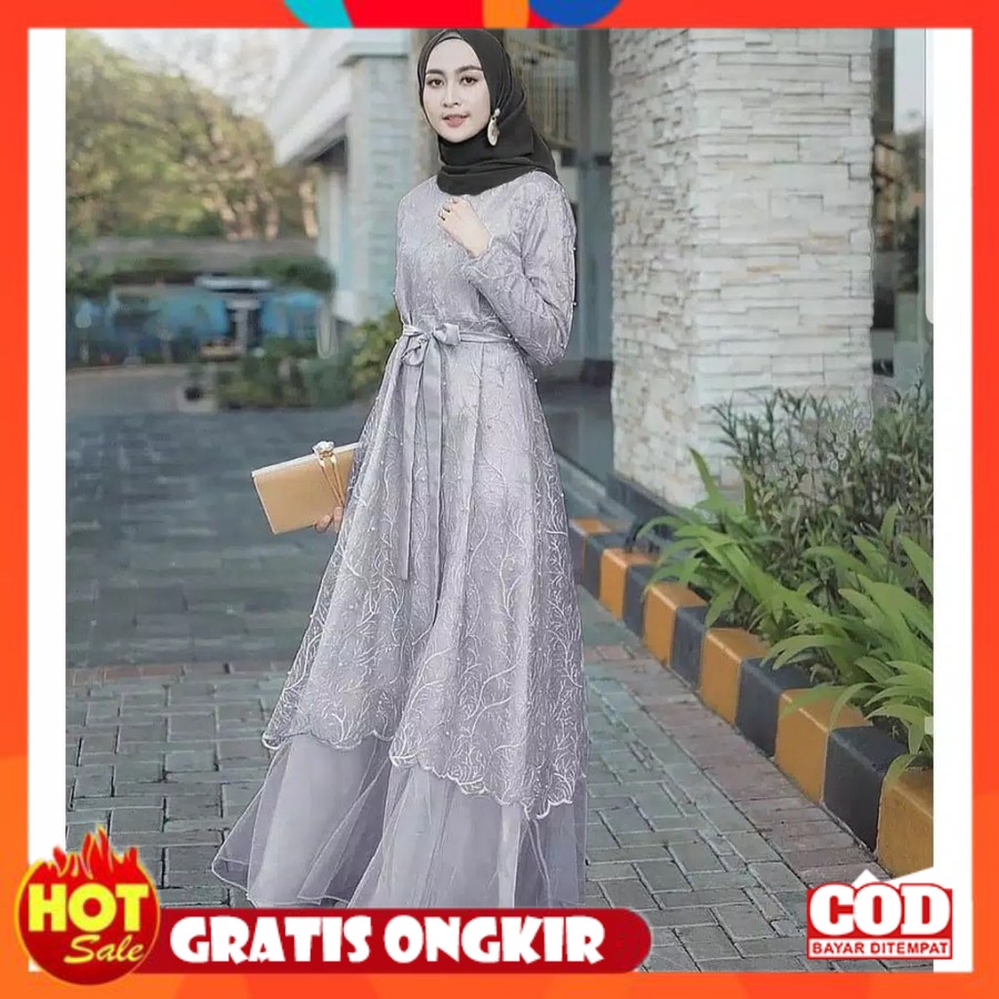 KAIN ADEM HALUS TEBAL / Pakaian Dress Wanita Gaun Jildan UKURAN JUMBO XXL | Dress Wanita | Dress Wan