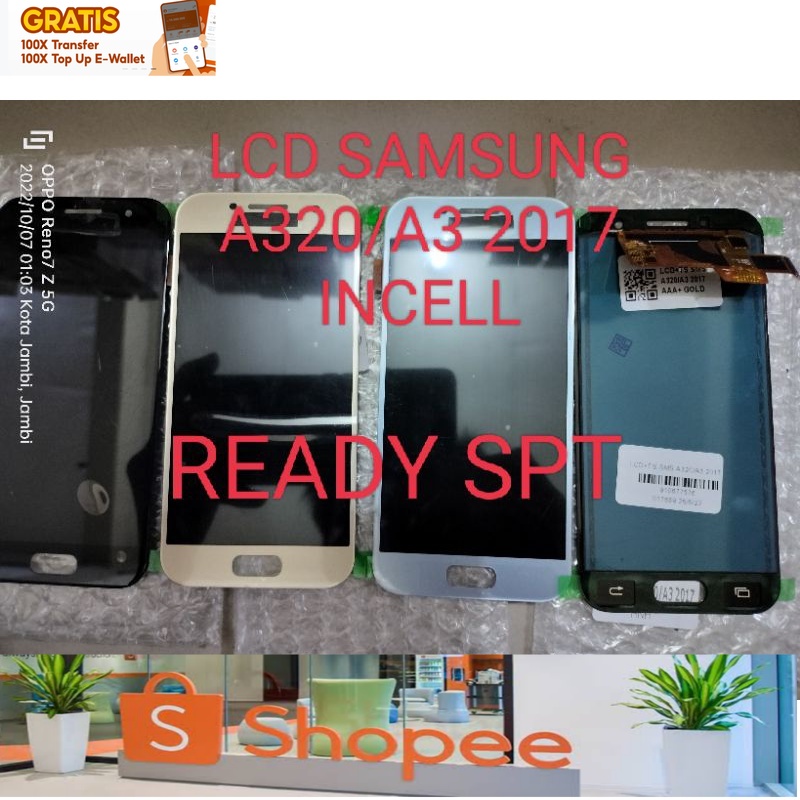 lcd samsung a320/a3 2017 incell