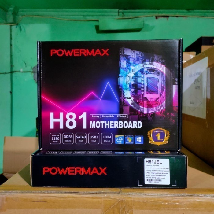 Motherboard POWERMAX H81 M.2 NVMe Intel LGA1150 DDR3