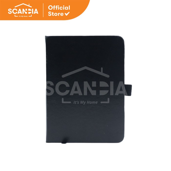 

SCANDIA Buku Catatan Notebook 100 Sheet A6 Black (SP0409)