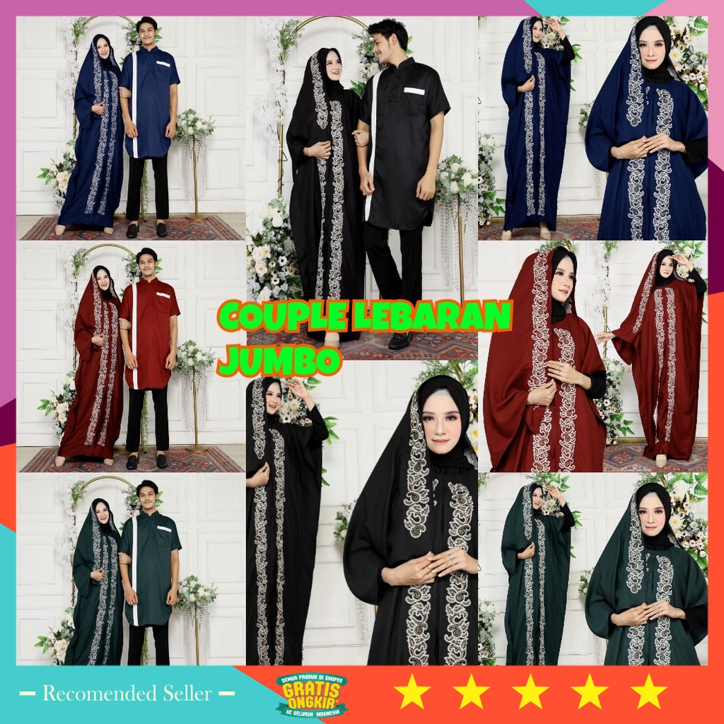 ⭐⭐⭐⭐⭐ Baju Couple Premium murah Untuk anak remaja Pasangan Romantis / couple kaftan hidayah / CP BAJ
