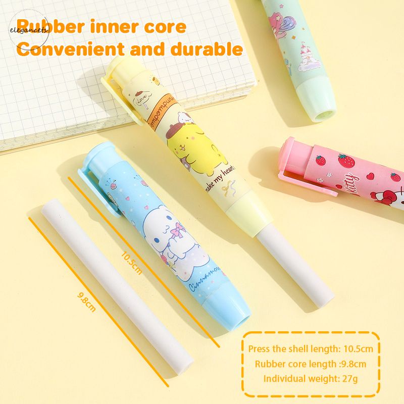 

Penghapus Pensil Mekanik Karakter Mechanical Eraser Lucu Hapusan Eraser Lipstik Retractable Cute Eraser Korean Style Penghapus Pencil E