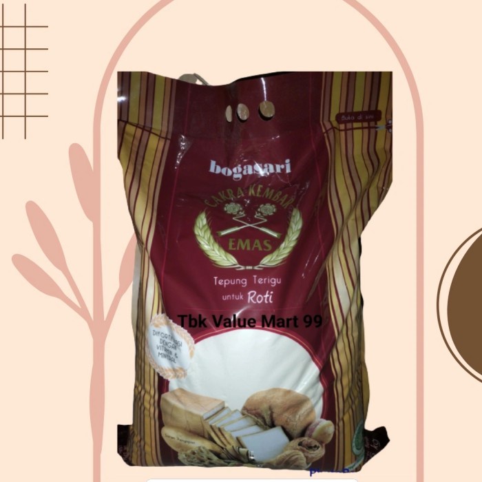 

[Big Sale] Tepung Cakra Kembar Emas 5 kg